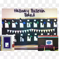学校教室横幅教师展示装置-走廊