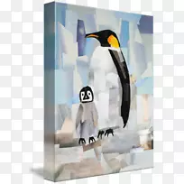 企鹅画廊包装画布艺术印刷-企鹅先生