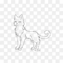 胡须、狮子、小猫、着色书、素描-猫素描