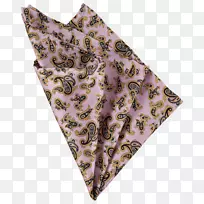 Einstecktuch紫色口袋灯图案-粉红色方形
