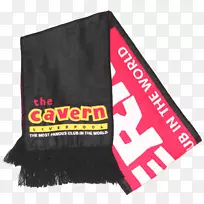 洞穴俱乐部披头士夜总会标志图案设计-足球围巾