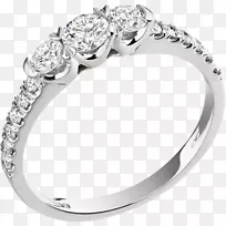 订婚戒指灿烂的钻石金戒指