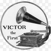 留声机记录胜利者谈话机公司留声机缸