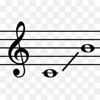 大和弦音符c大调音阶-音符