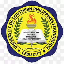 菲律宾南部大学基金会菲律宾女子大学圣。马尼拉阿捷诺·德·达沃大学保罗大学斯里纳卡林-韦罗大学宿务大学徽标
