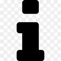 计算机图标字体可怕的信息符号