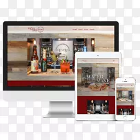 博德科技设计公司网站托管服务将水设计成葡萄酒、小酒馆和休息室-网页设计