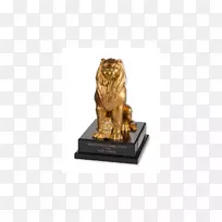 狮子座运动员雕像-狮子