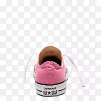 运动鞋反推恰克泰勒全明星鞋不带颜色的航运粉红色。