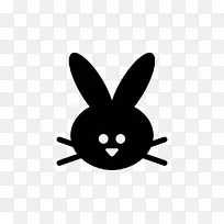 复活节兔子标志-兔子