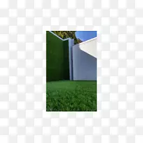 人工草坪花园绿色墙格子房