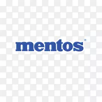 Mentos拖动糖果甘草标志-糖果