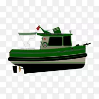 划船海军建筑长度总水线长度-船