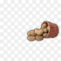 核桃土豆沙拉缅因州马铃薯板，美味的薯片