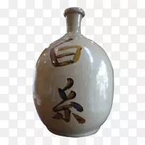 陶瓷玻璃瓶花瓶陶器-古董