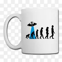 咖啡人类进化杯智人咖啡