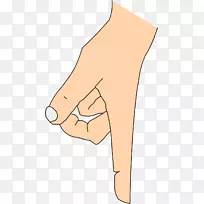 拇指手，手指，脚，人体-手