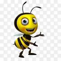 蜜蜂画-蜜蜂