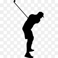 高尔夫球杆力学高尔夫球手夹子艺术-高尔夫