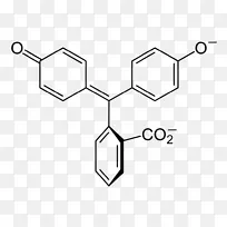酚酞化学配方化学化合物分子-中间