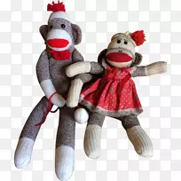 猴子玩具&可爱的玩具，毛绒圣诞装饰品-猴子