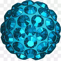 施华洛世奇银珠仿宝石和莱茵石水晶球.CREATIV晶体