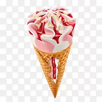 圣代冰淇淋锥-冰淇淋