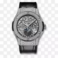 哈布洛骨架手表自动手表珠宝手表