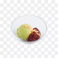 冰开心果冰淇淋，冰糕口味-冰淇淋