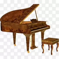 音乐剧、乐器、音符、钢琴.乐器