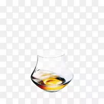 老式玻璃威士忌朗姆酒