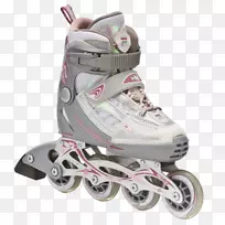 四人溜冰鞋线上的溜冰鞋正在销售昆斯牌！鞋丝