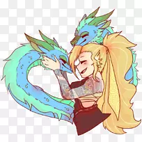 龙传奇生物超自然剪贴画-龙