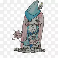 野兔马指夹艺术-马