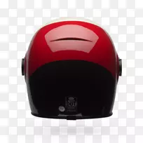 摩托车头盔自行车头盔滑雪雪板头盔红色结