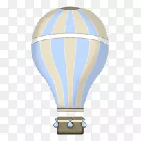 热气球飞行飞船-气球