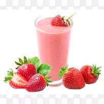 草莓汁奶昔-草莓奶昔