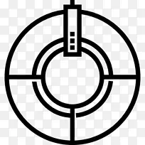 计算机图标封装的PostScript剪辑艺术.救生圈