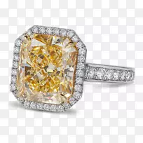 珠宝首饰钻石白金戒指