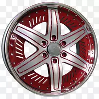 合金轮辋轮毂轮辐红色金属