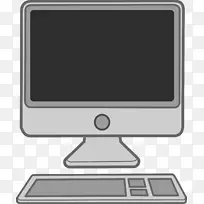 电脑键盘电脑监控剪贴画电脑