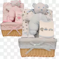 食品礼品篮，婴儿床，婴儿篮，礼物