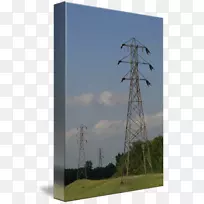 输电塔电力能源公用事业电力传输线