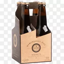 啤酒瓶粗壮哈格里夫斯山酿造公司蒸馏饮料-啤酒