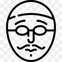 电脑图标面具剪辑艺术面具