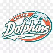 海豚标志道尔顿冬泳-海豚