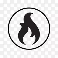 火焰符号计算机图标绘制.火焰