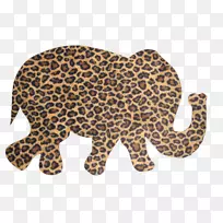 豹美洲豹动物印刷品豹