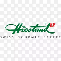 烘焙牛角面包-Hiestand持有Hiestand Backmark的小酒馆&商店标志-牛角面包