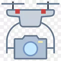 计算机图标照相机摄影无人机剪辑艺术相机